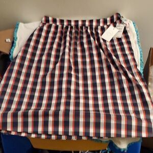 1901 sea island checkered skirt 4th Of july